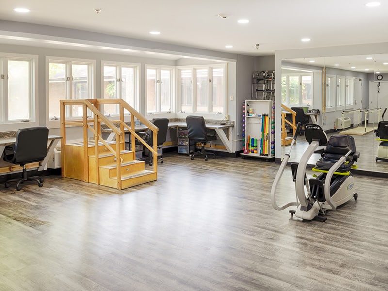 large rehab gym