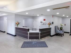 front desk at presidential post acute